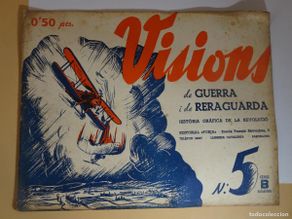 Military Antiques: VISIONS DE GUERRA I DE RERAGUARDA, Nº5 SERIE B , BOMBARDEOS EN BARCELONA , GUERRA CIVIL, VER FOTOS